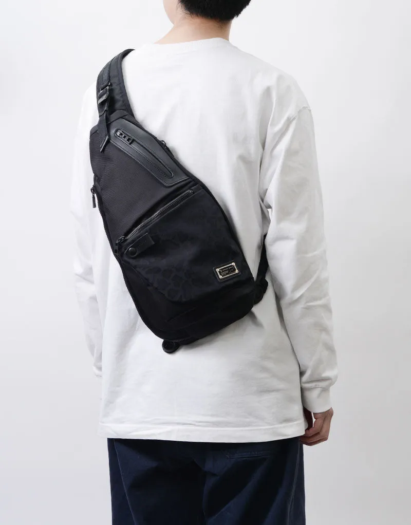 30th Anniversary Series "Black Crazy" Sling Bag No.310082-30th