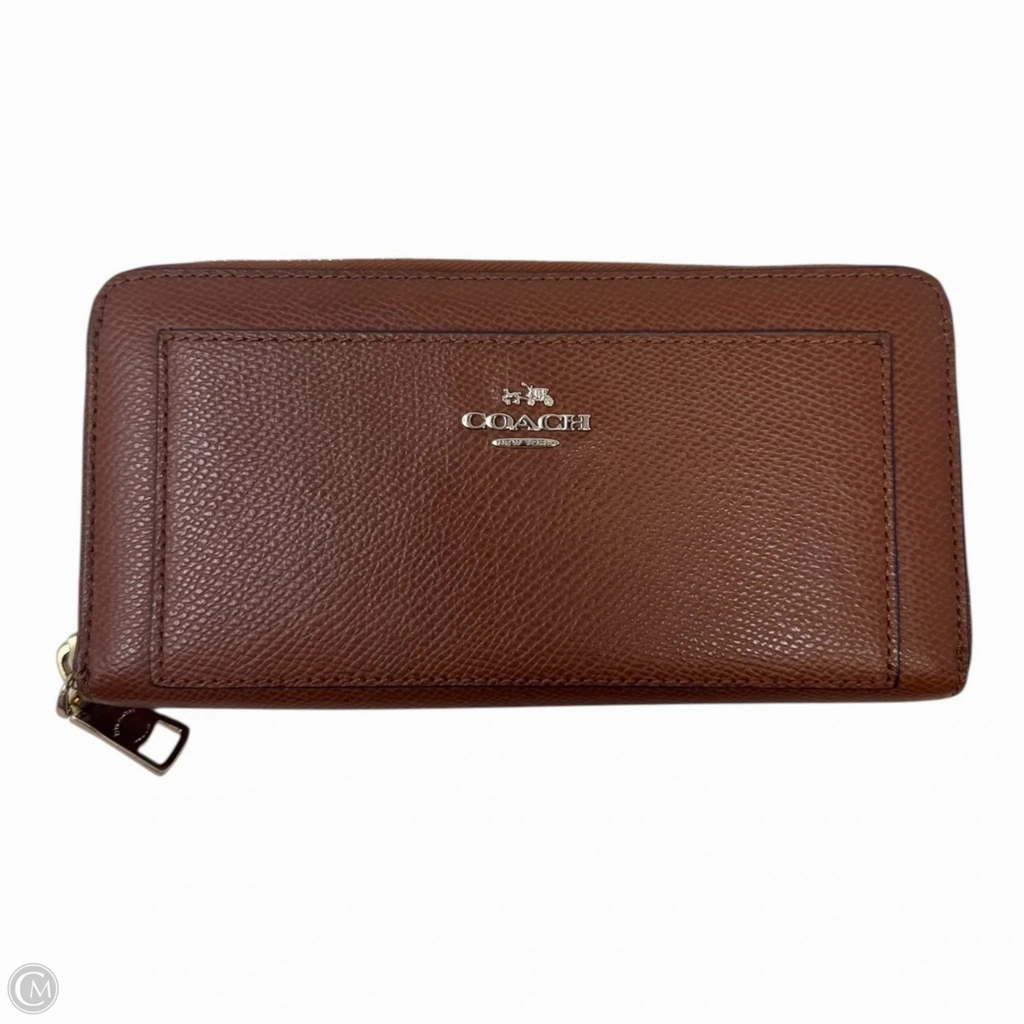 Accordion Zip Around Wallet Designer By Coach, Size: Large
