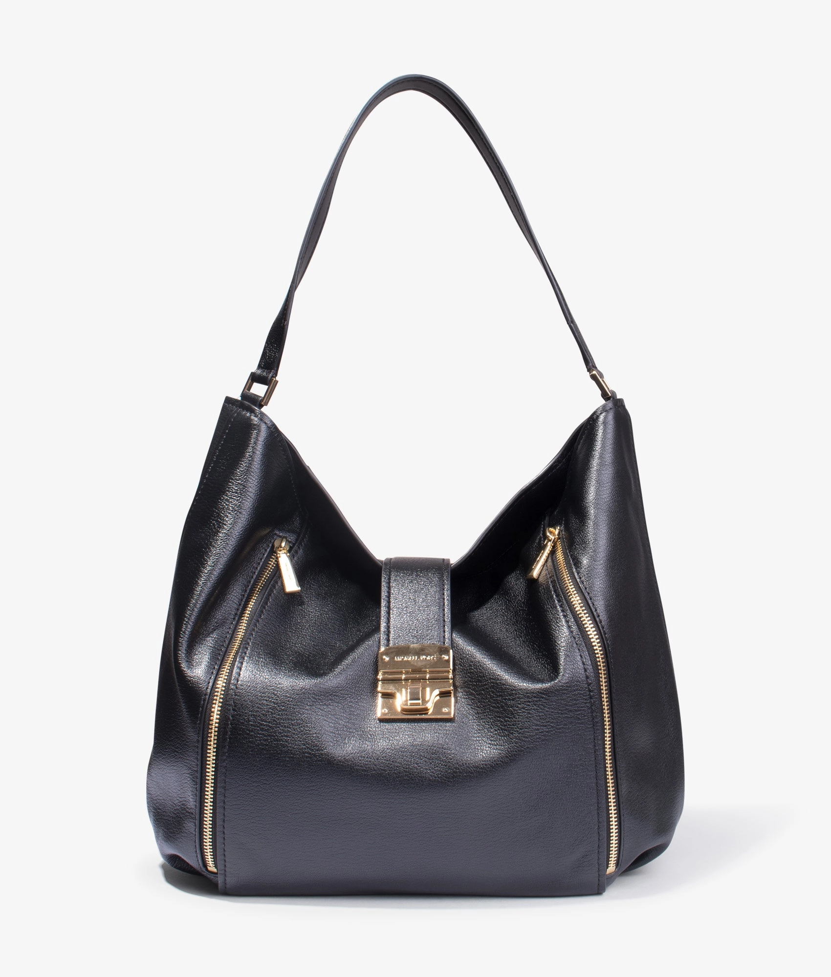 Addie large hobo shoulder bag in black