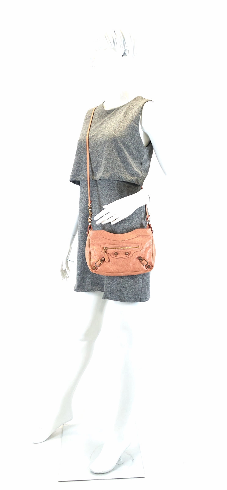 Arena Hip Leather Giant Studs Bag