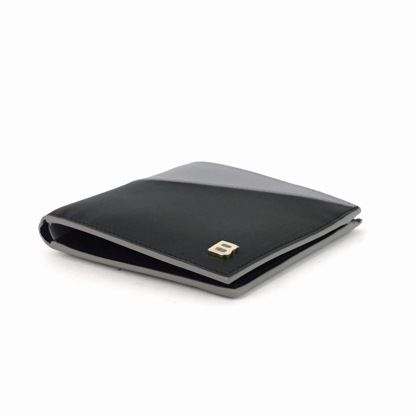 B-Line Square Bifold Lambskin Leather Wallet