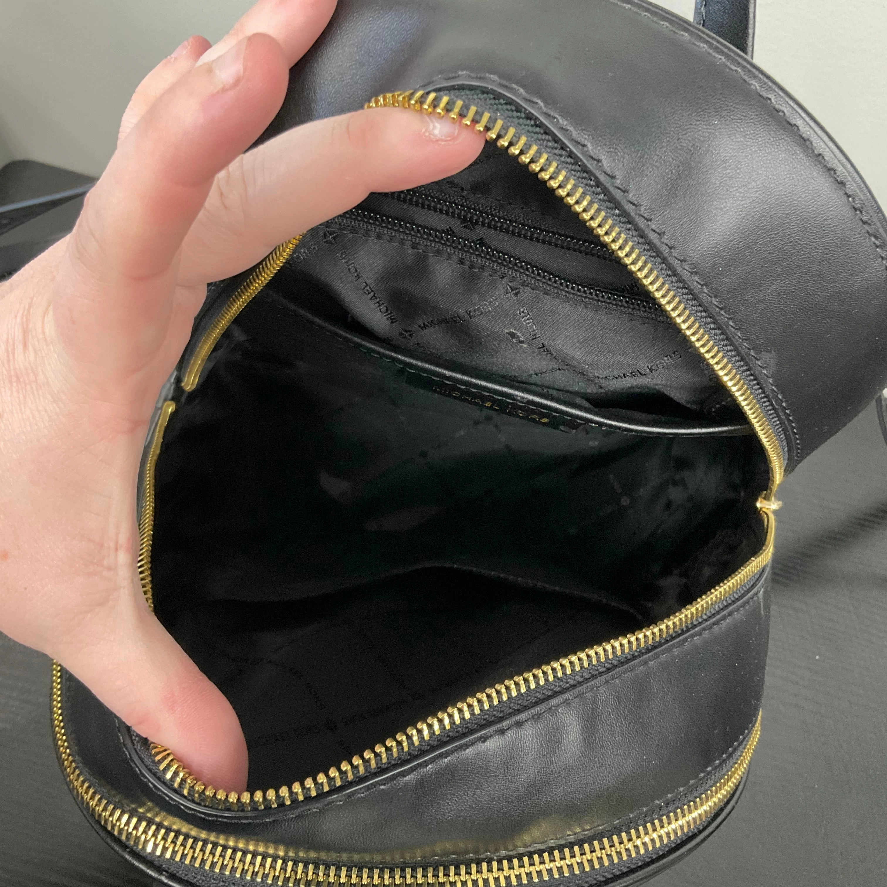 Backpack Designer By Michael Kors In Black, Size:Small