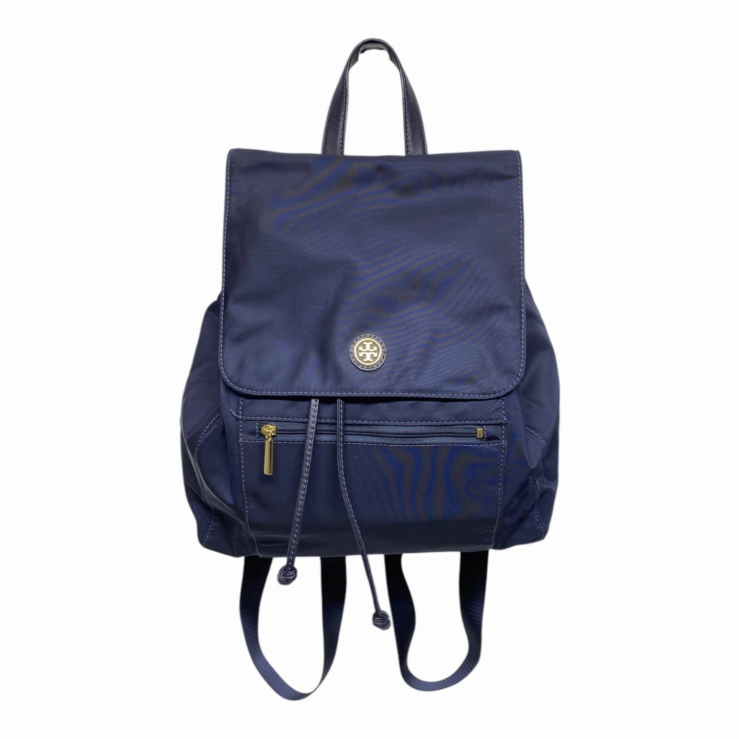 Backpack Designer By Tory Burch In Navy, Size:Medium