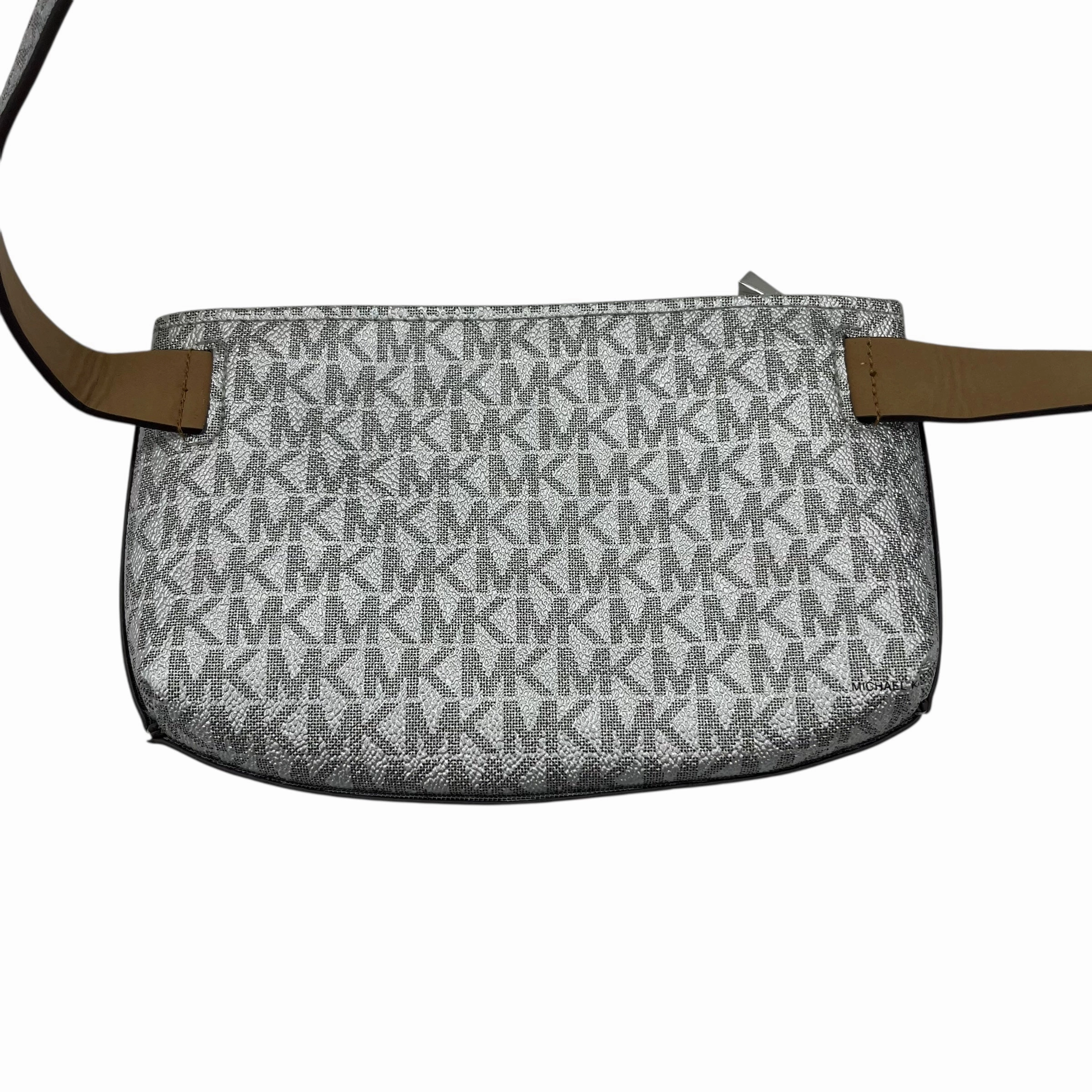 Belt Bag Designer By Michael Kors In Silver, Size:Medium