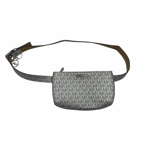 Belt Bag Designer By Michael Kors In Silver, Size:Medium