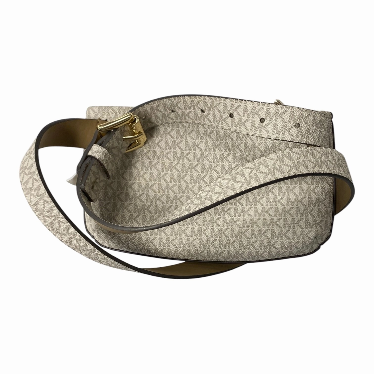 Belt Bag Designer By Michael Kors In White, Size:Large