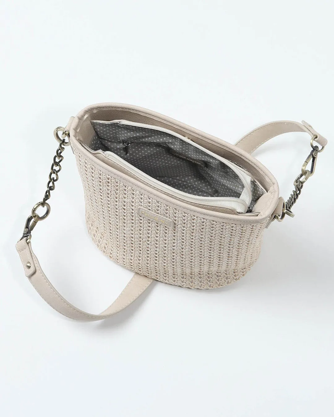 Billie Mini Bucket Bag - Natural