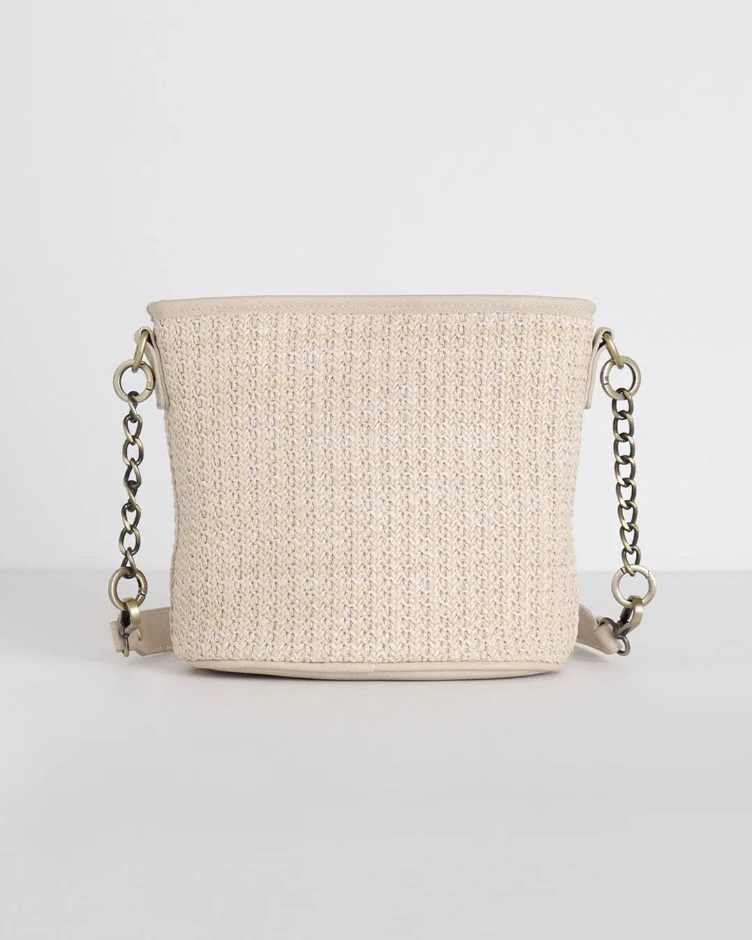 Billie Mini Bucket Bag - Natural