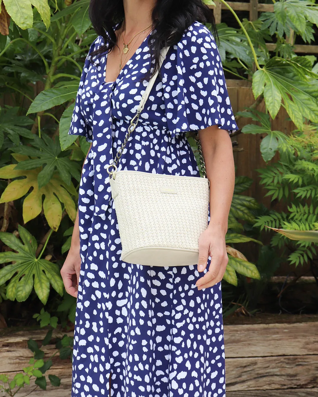 Billie Mini Bucket Bag - Natural