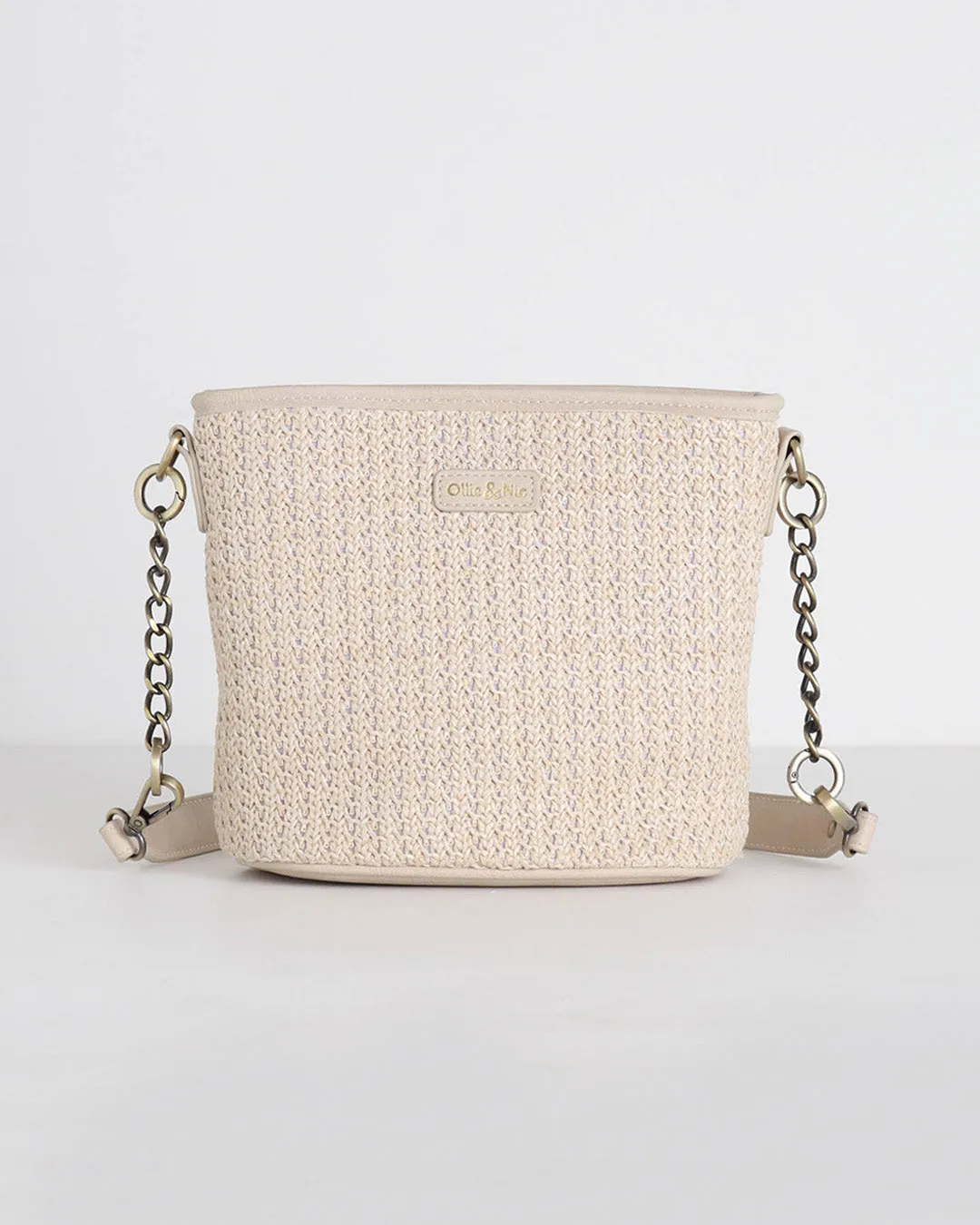 Billie Mini Bucket Bag - Natural