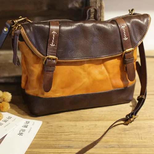 Brown Womens Leather Satchel Handbag Womens Satchel Shoulder Handbags Purse for Ladies