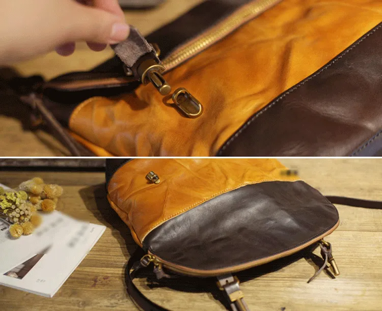 Brown Womens Leather Satchel Handbag Womens Satchel Shoulder Handbags Purse for Ladies