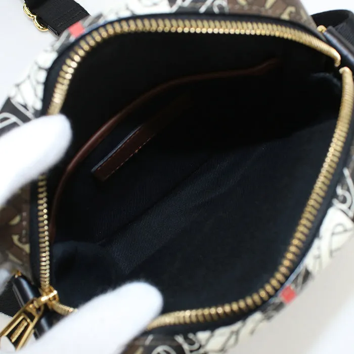 BURBERRY 8023573 Shoulder Bag Diagonal Cross Sling Bag PVC brown unisex
