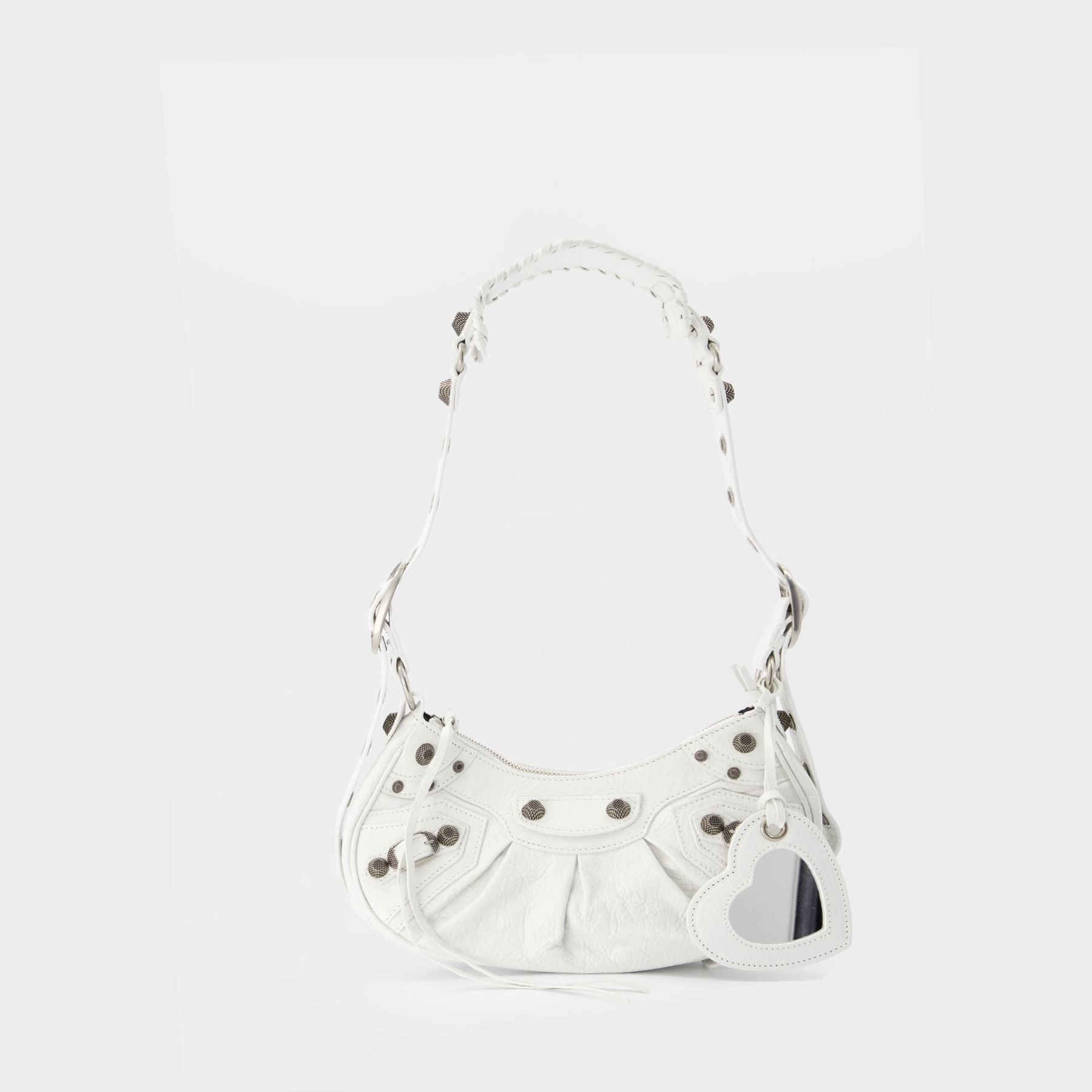 Cagole Shoulder Xs Bag - Balenciaga - Optic White - Leather