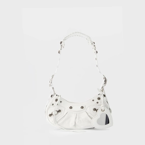 Cagole Shoulder Xs Bag - Balenciaga - Optic White - Leather