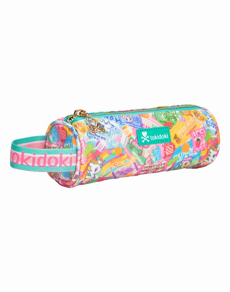 Candy Craze Cylinder Zip Pouch
