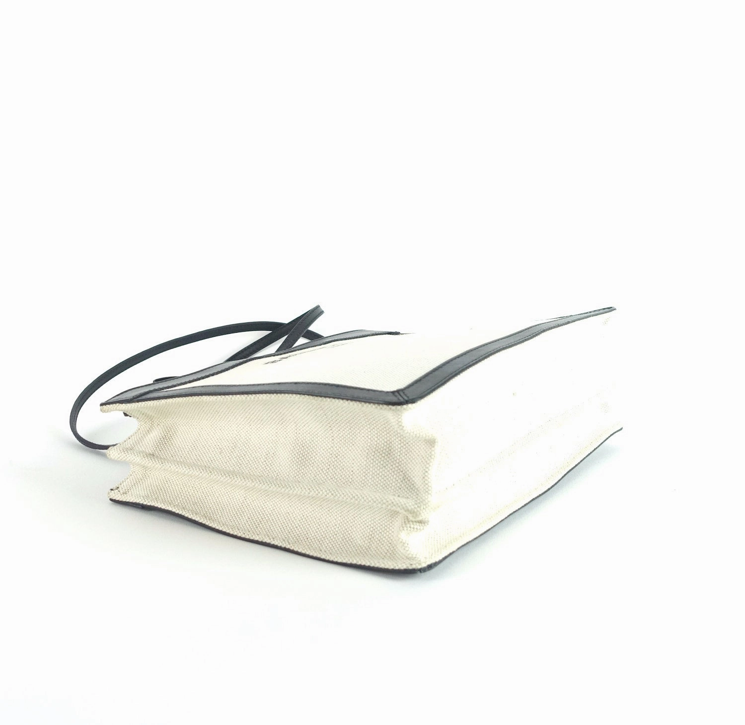 Canvas and Leather Tote Bag