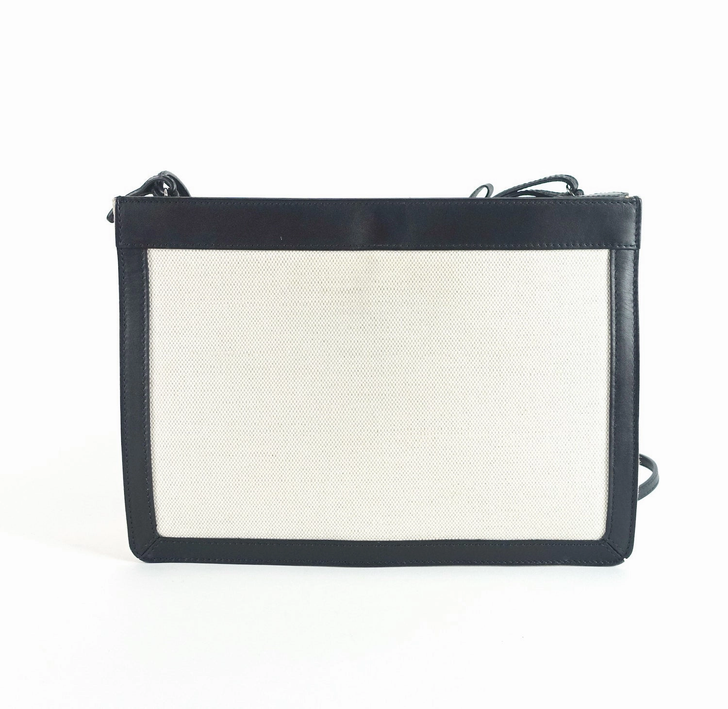Canvas and Leather Tote Bag