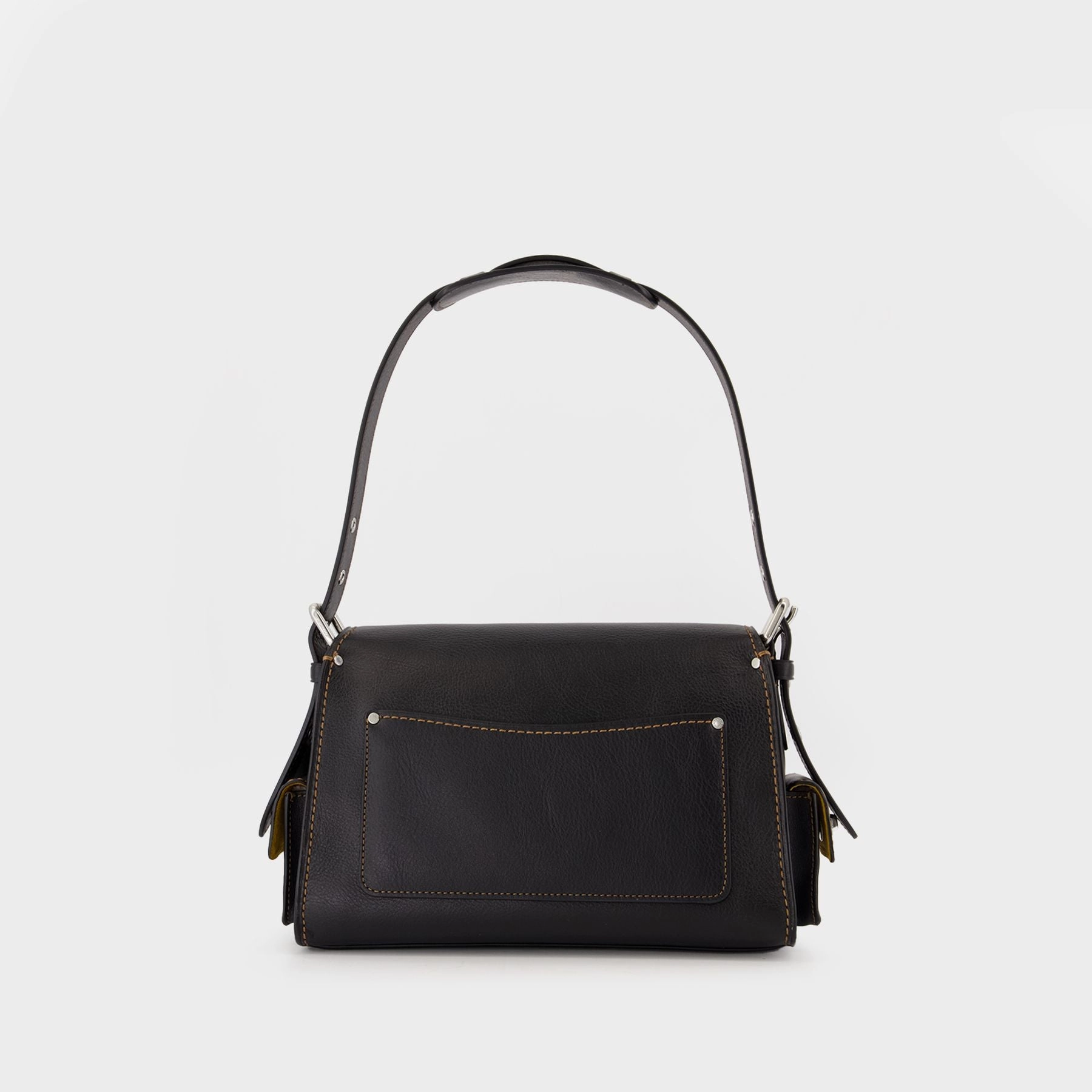 Cargo Turnlock Soft Tabby Shoulder Bag - Coach - Leather - Black