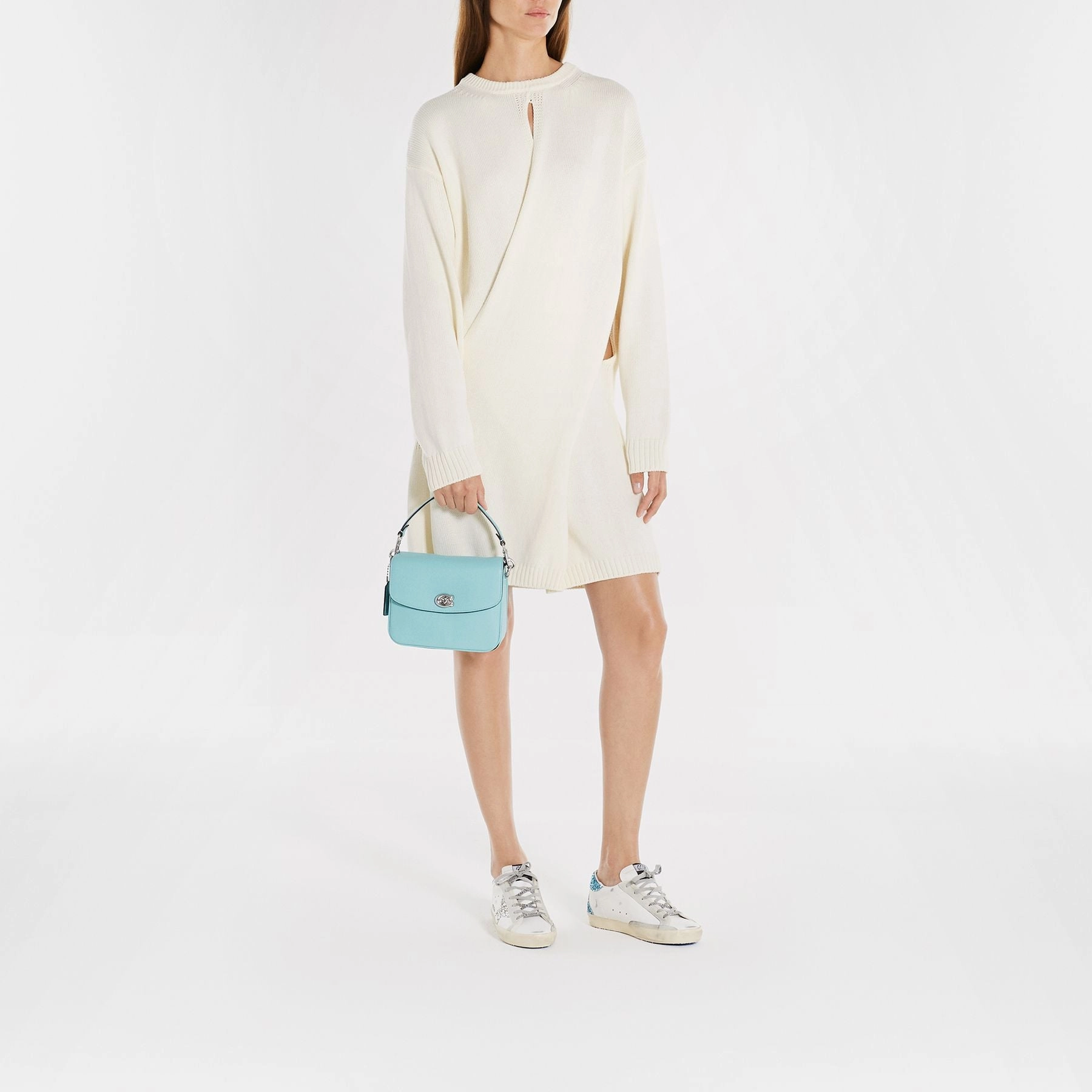 Cassie 19 Crossbody Bag - Coach - Leather - Blue