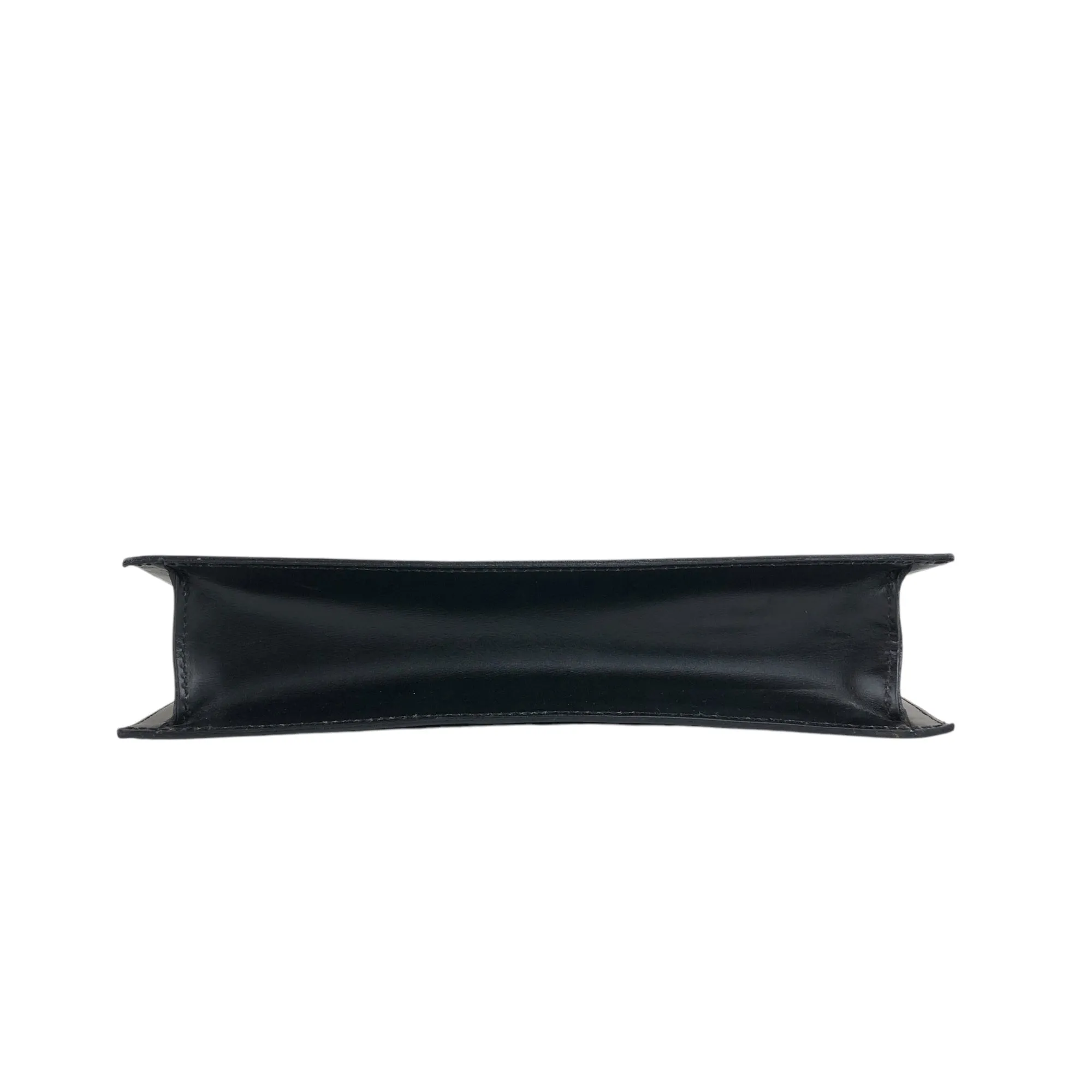 CELINE Horse Bit Shoulder bag Black Vintage hcjm5v