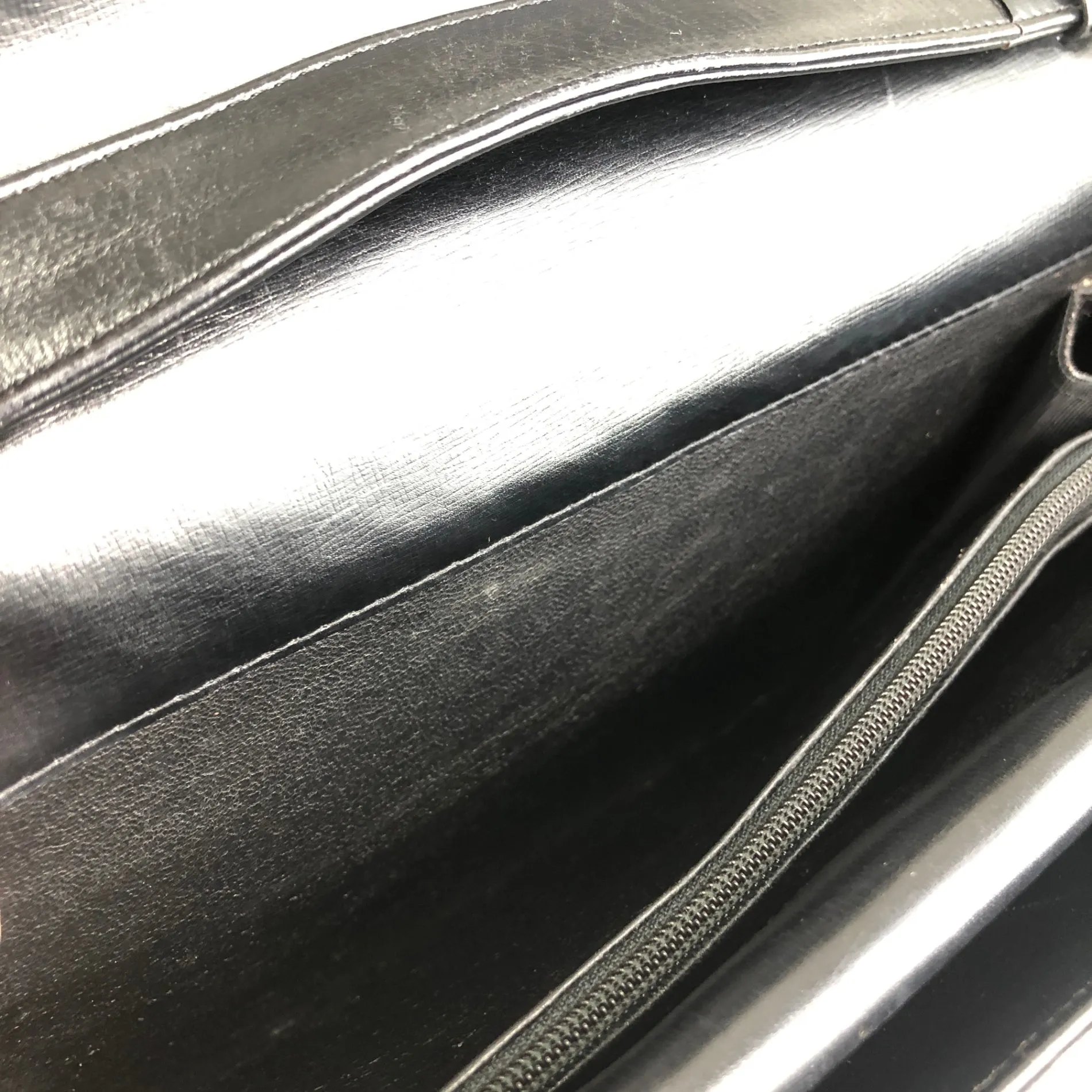 CELINE Horse Carriage Shoulder bag Black Vintage mi8zzx