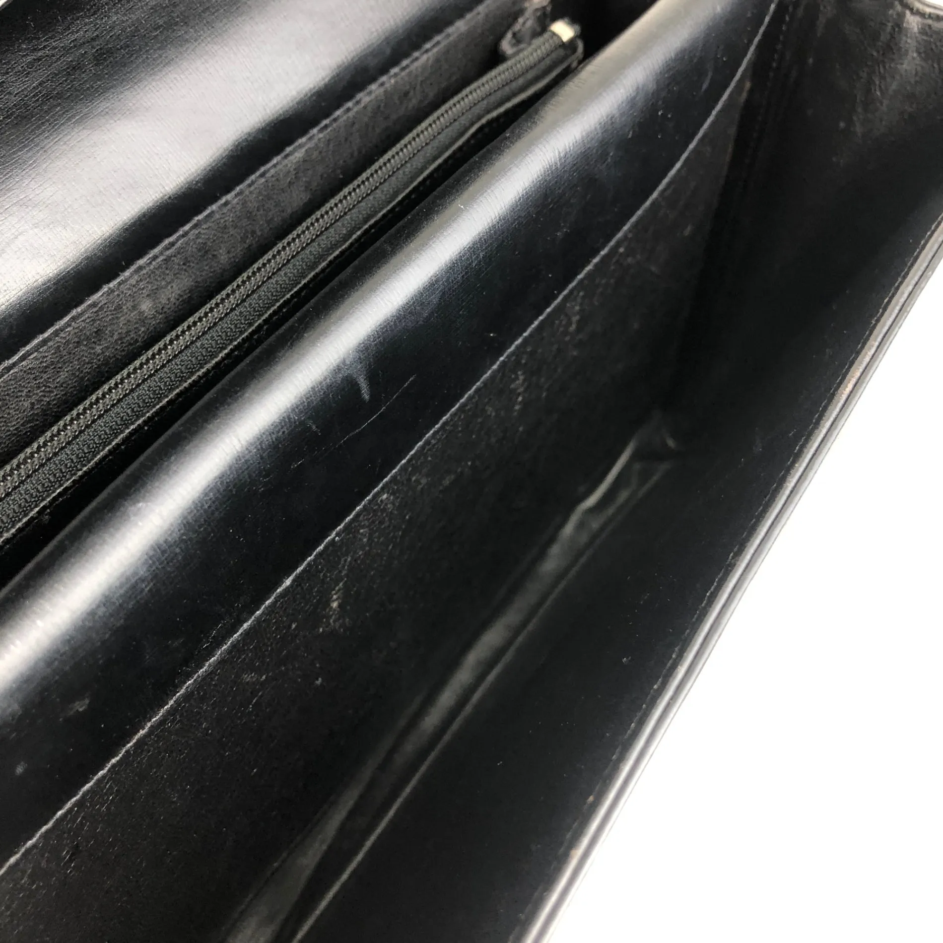 CELINE Horse Carriage Shoulder bag Black Vintage mi8zzx