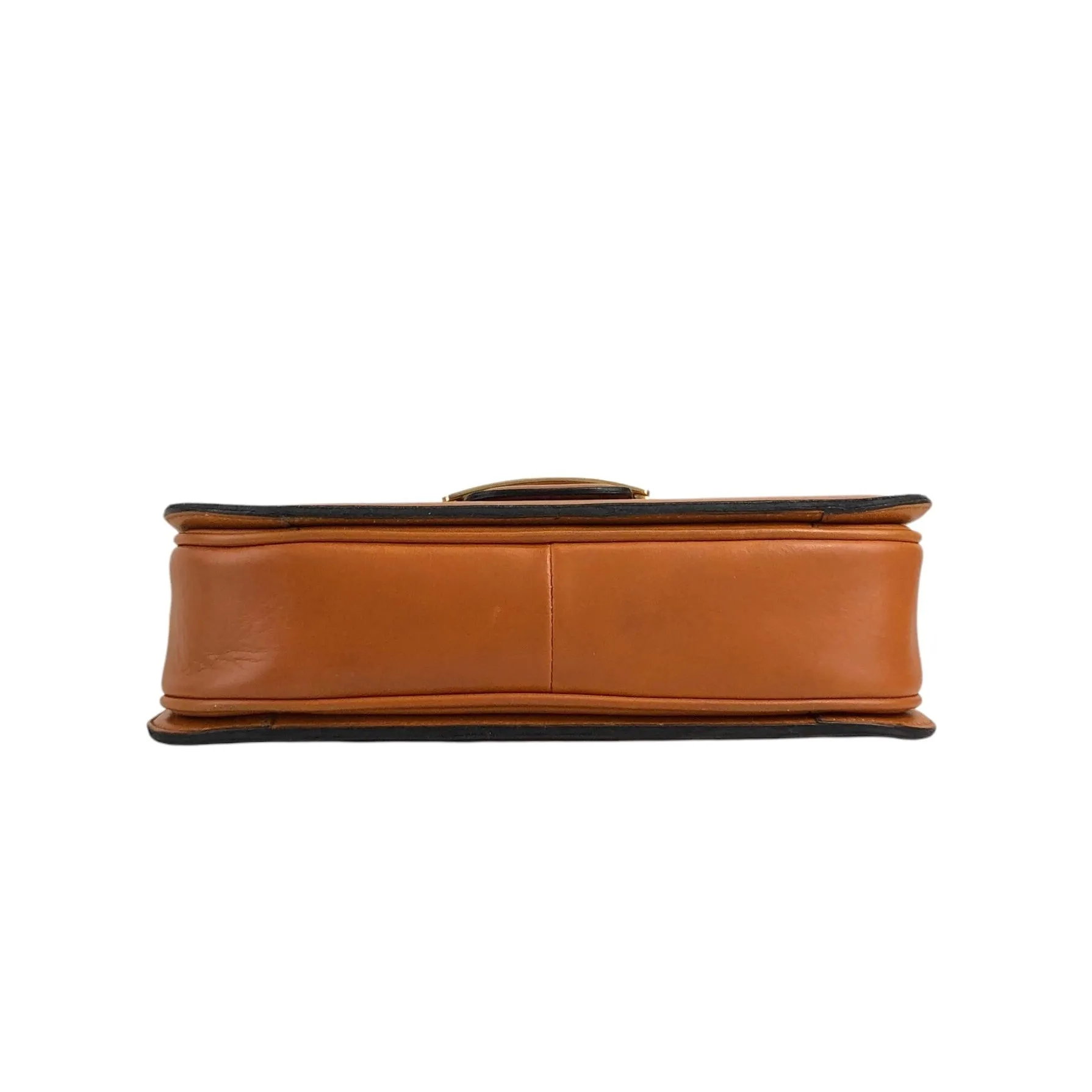 CELINE Horse Carriage Shoulder bag Brown Vintage pejihj