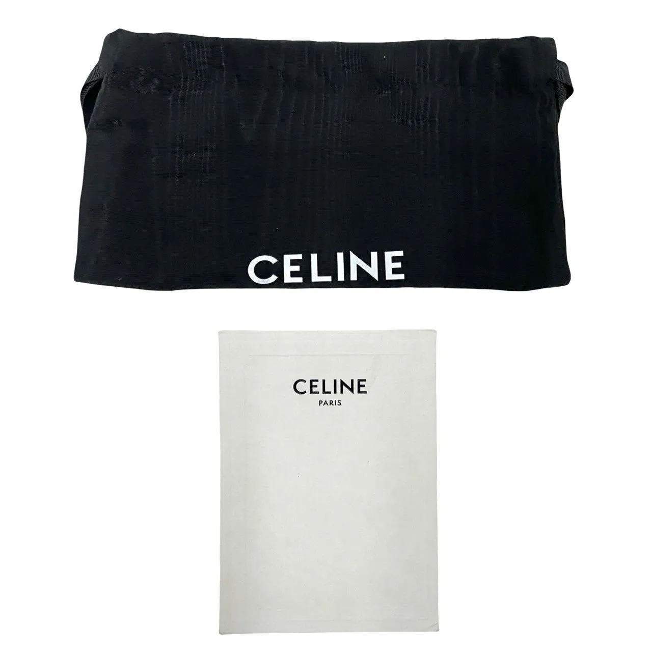 CELINE Shoulder Bag Leather, PVC Brown Triomphe logo Metal Teen Triomphe Women Used