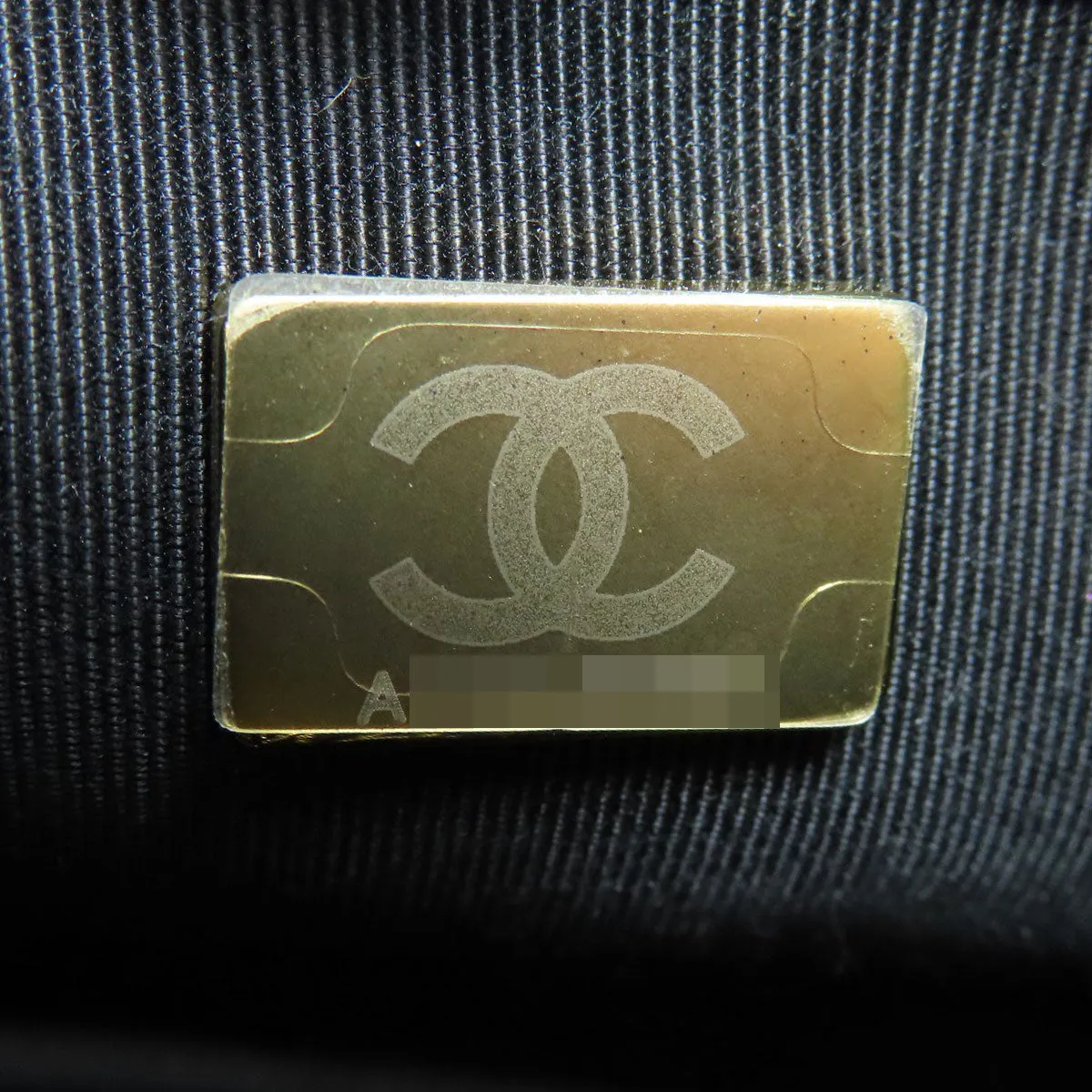 CHANEL Shoulder Bag lambskin black Matelasse ChainShoulder Gold Metal