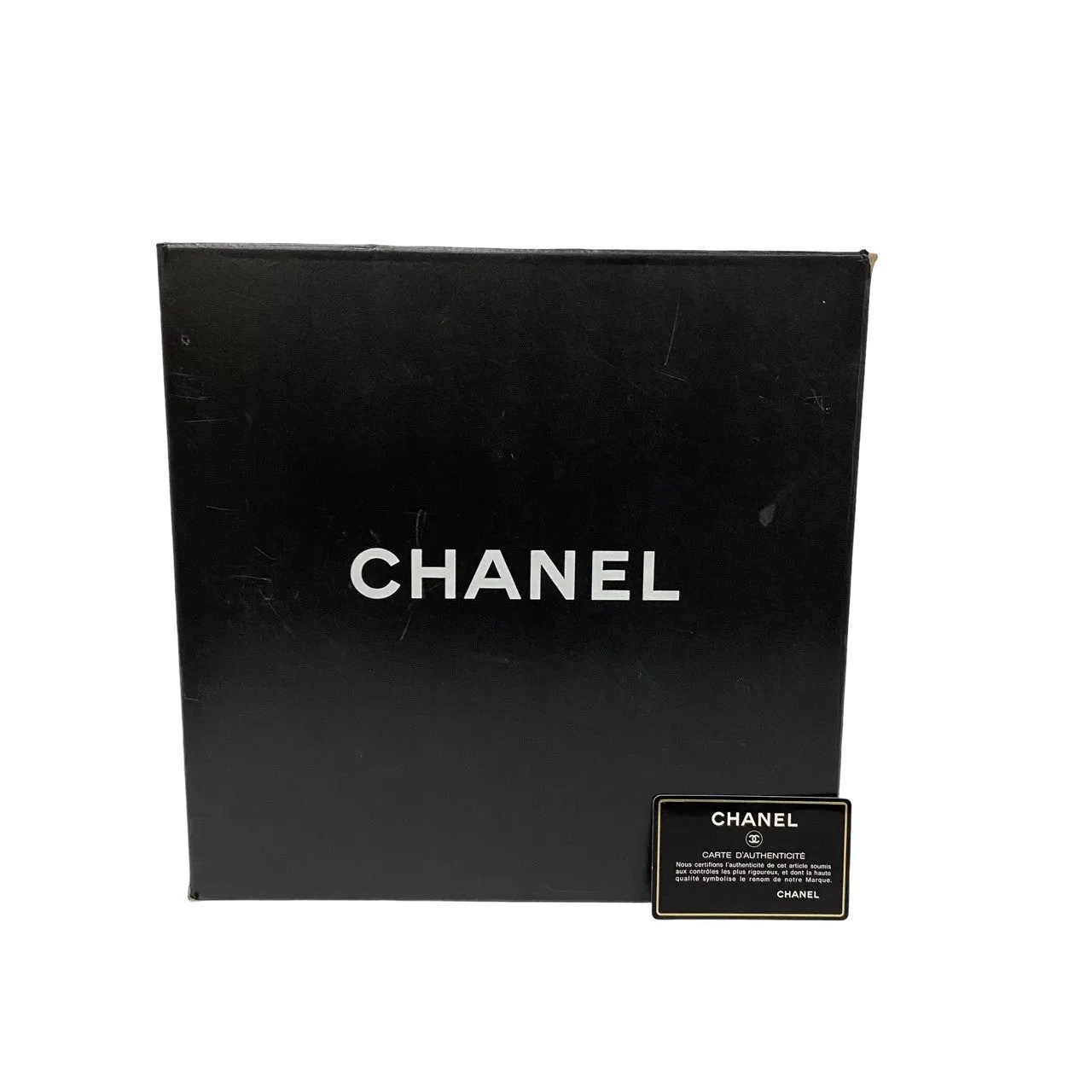 CHANEL Shoulder Bag Matt caviar skin beige