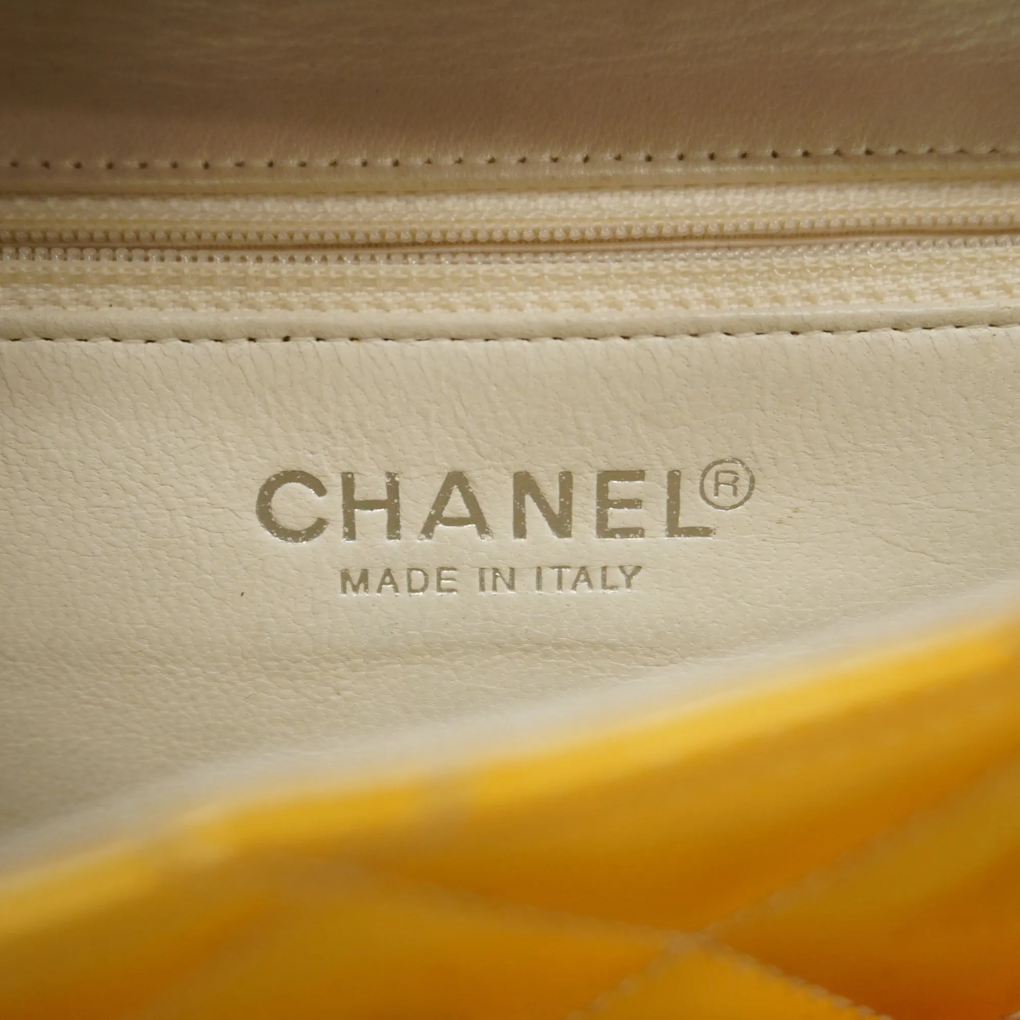 ChanelAuth  Matelasse Chain Shoulder Bag Lambskin Women's Patent Leather
