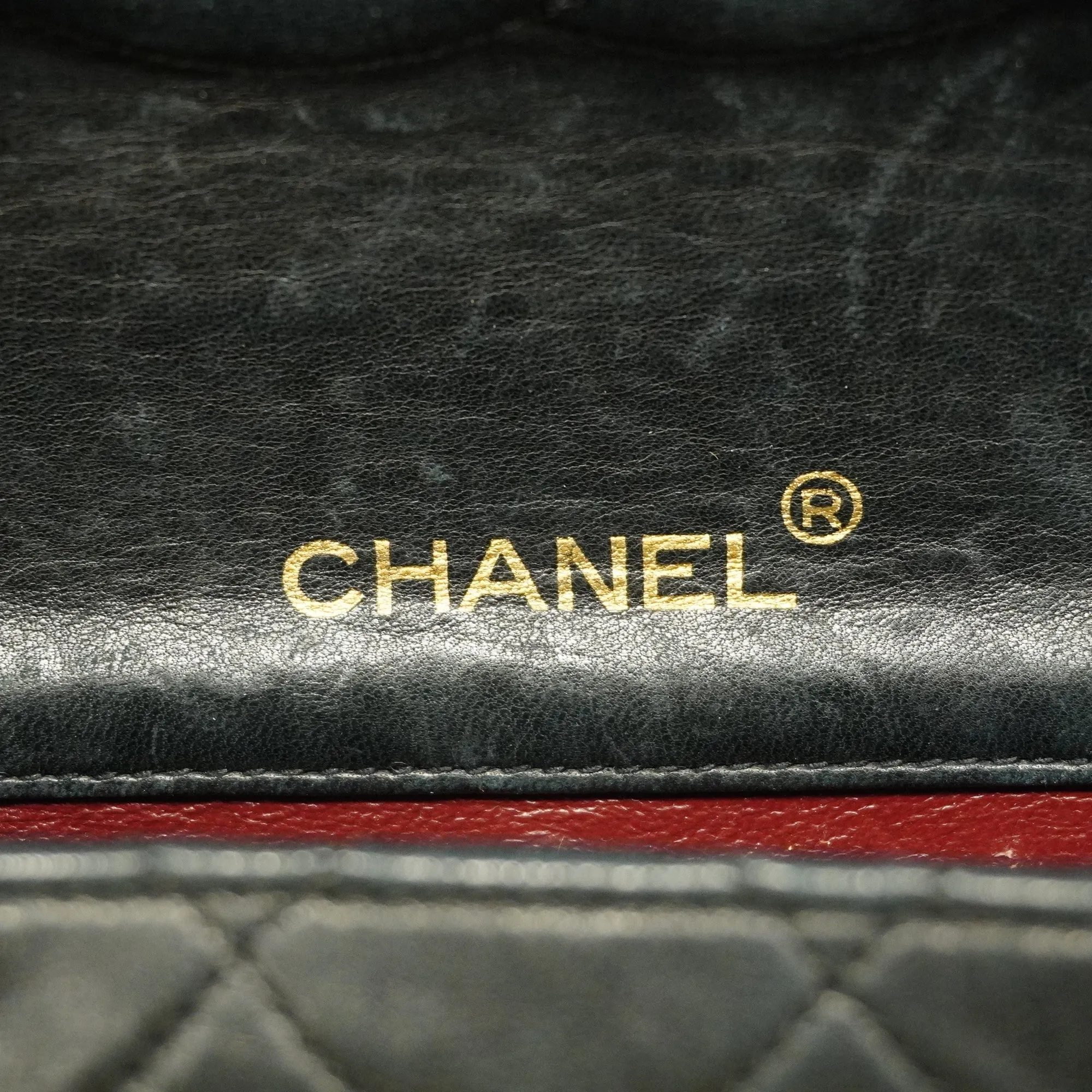 ChanelAuth  Matelasse Chain Shoulder Women's Leather Shoulder Bag Black