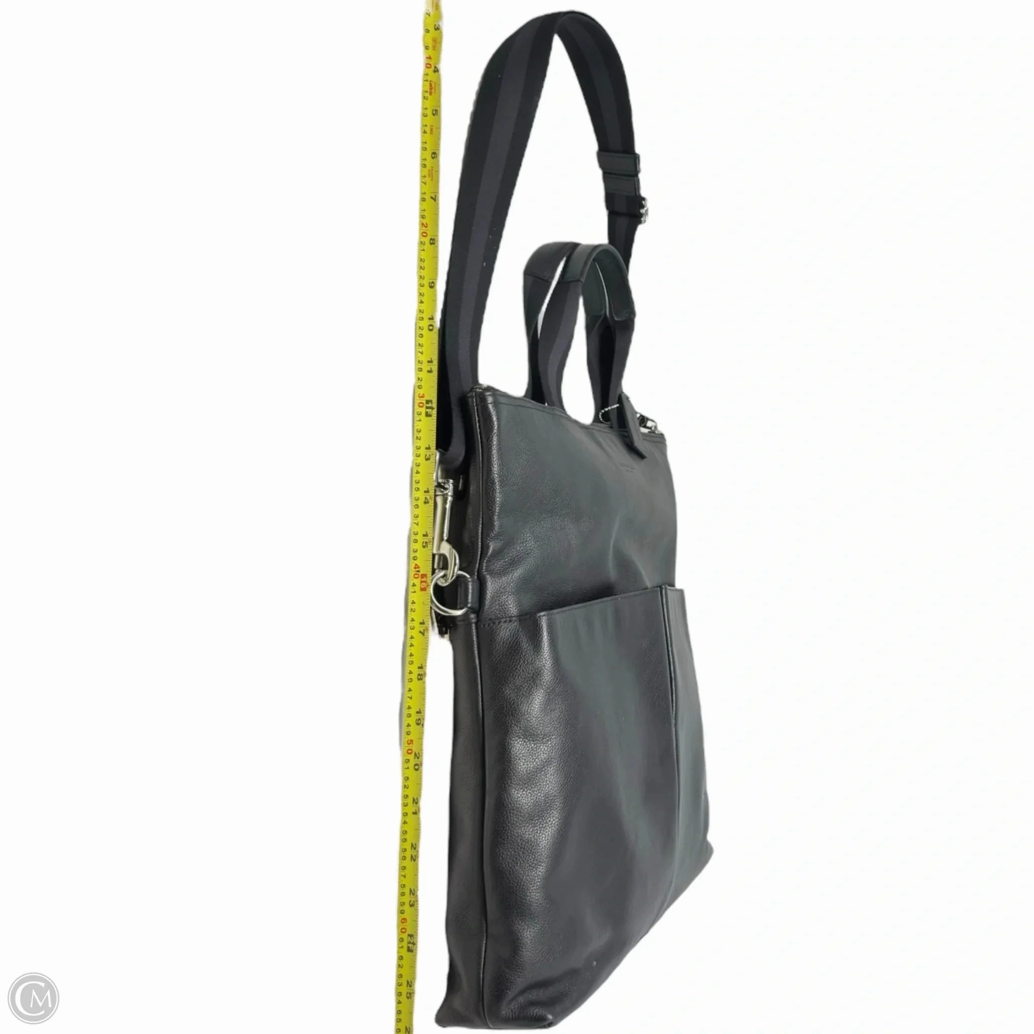 Charles Foldover Tote Designer By Coach, Size: Large