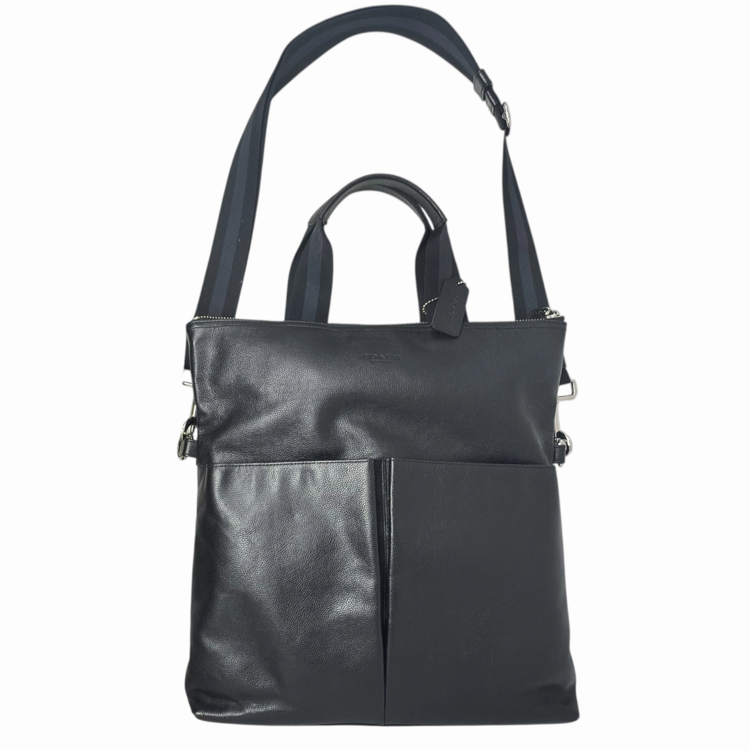 Charles Foldover Tote Designer By Coach, Size: Large