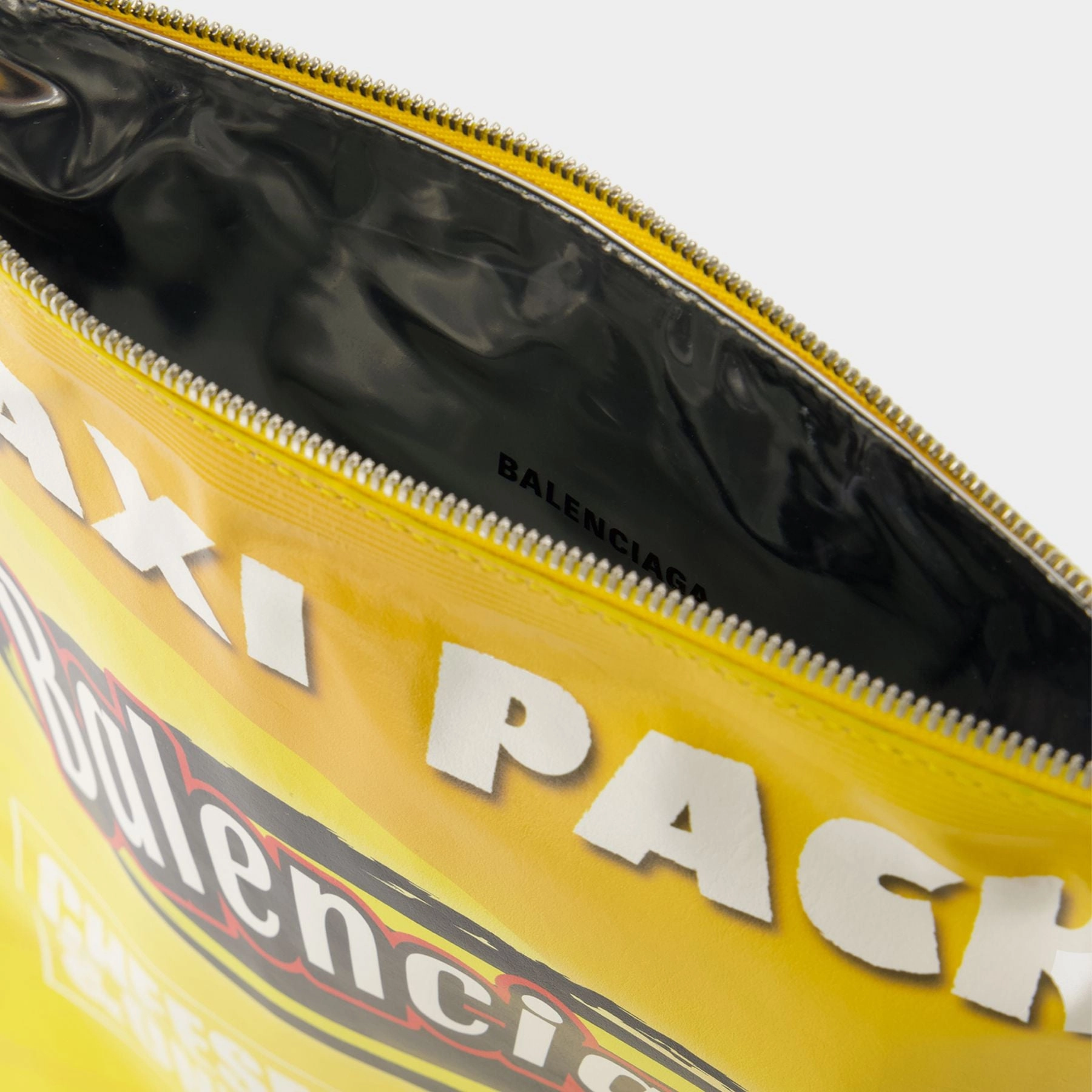Chips Clutch - Balenciaga - Leather - Yellow