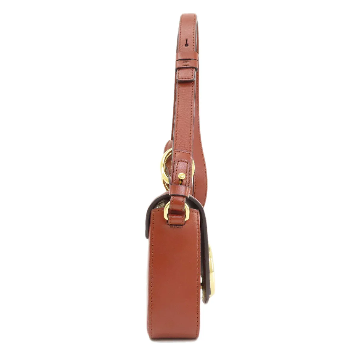 Chloe Shoulder Bag leather Brown Mini long Shoulder Chloe C 2WAY