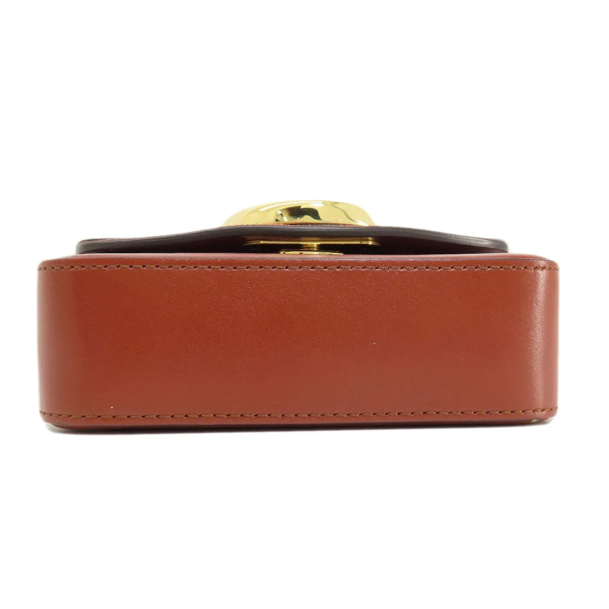 Chloe Shoulder Bag leather Brown Mini long Shoulder Chloe C 2WAY