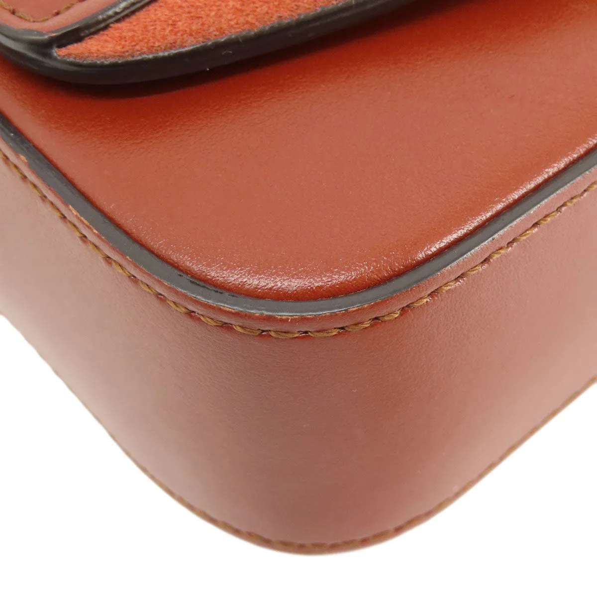 Chloe Shoulder Bag leather Brown Mini long Shoulder Chloe C 2WAY