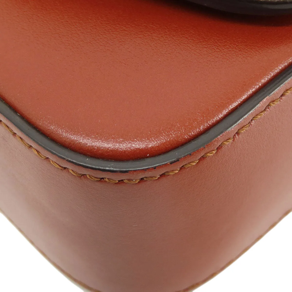 Chloe Shoulder Bag leather Brown Mini long Shoulder Chloe C 2WAY