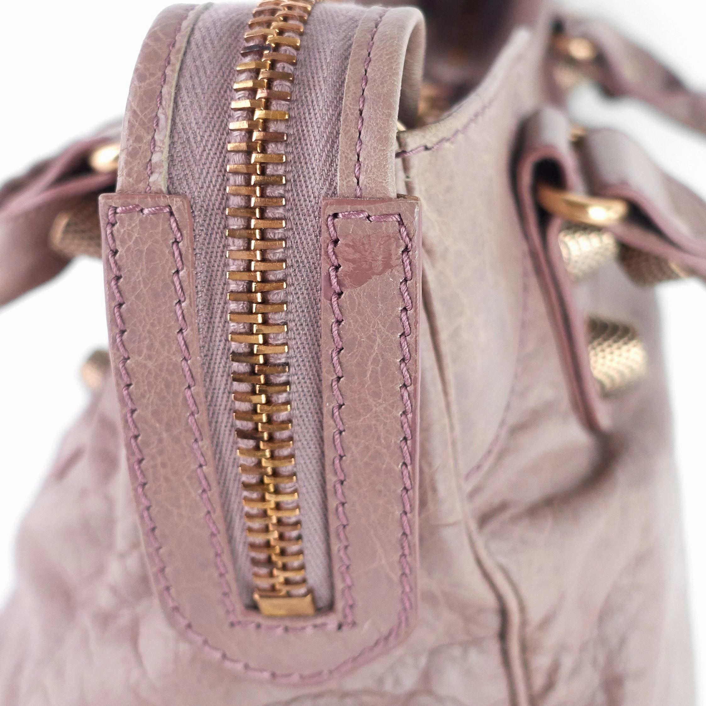 City Agneau Leather Bag