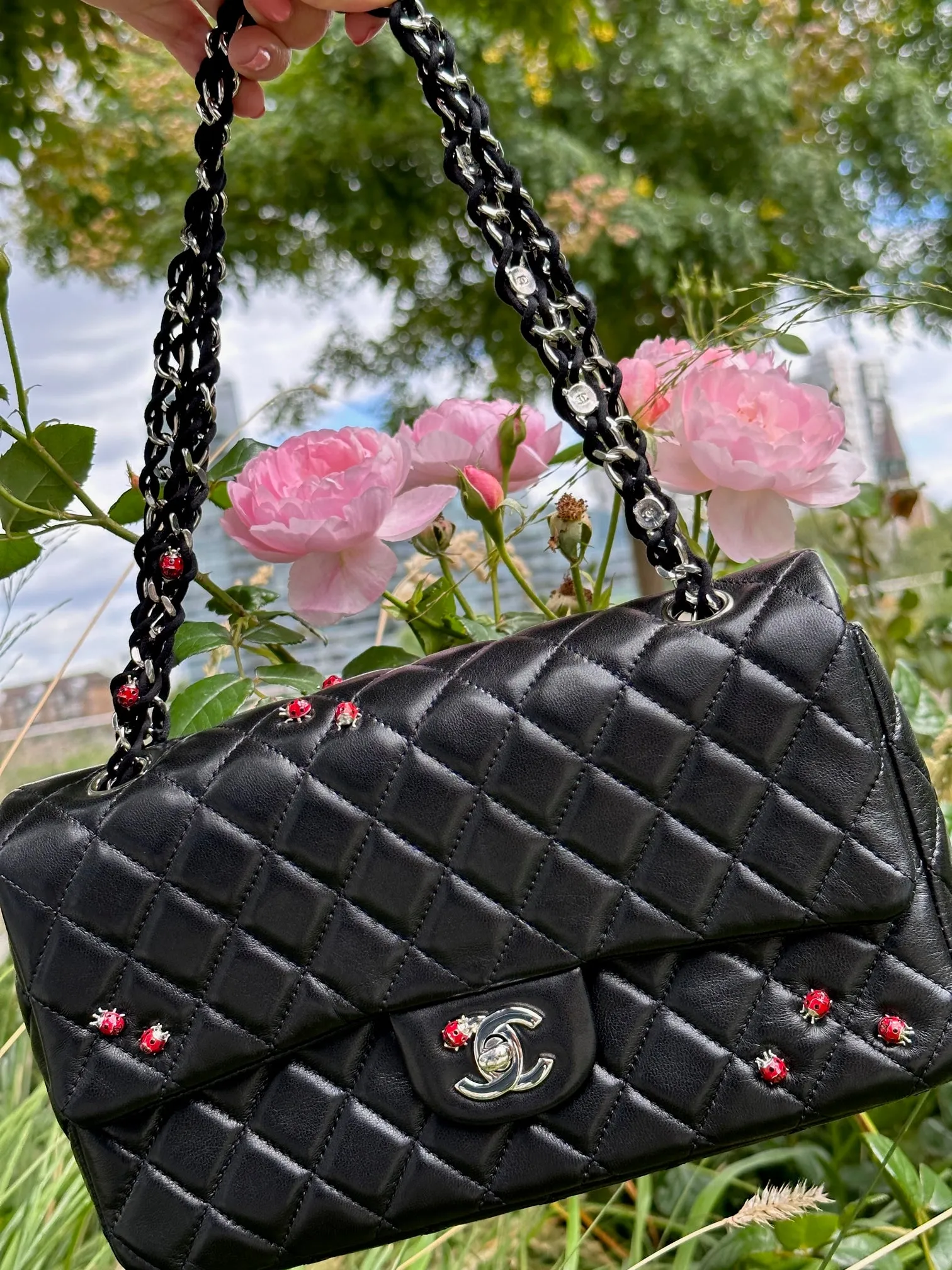 Classic Medium Ladybug Flap Bag