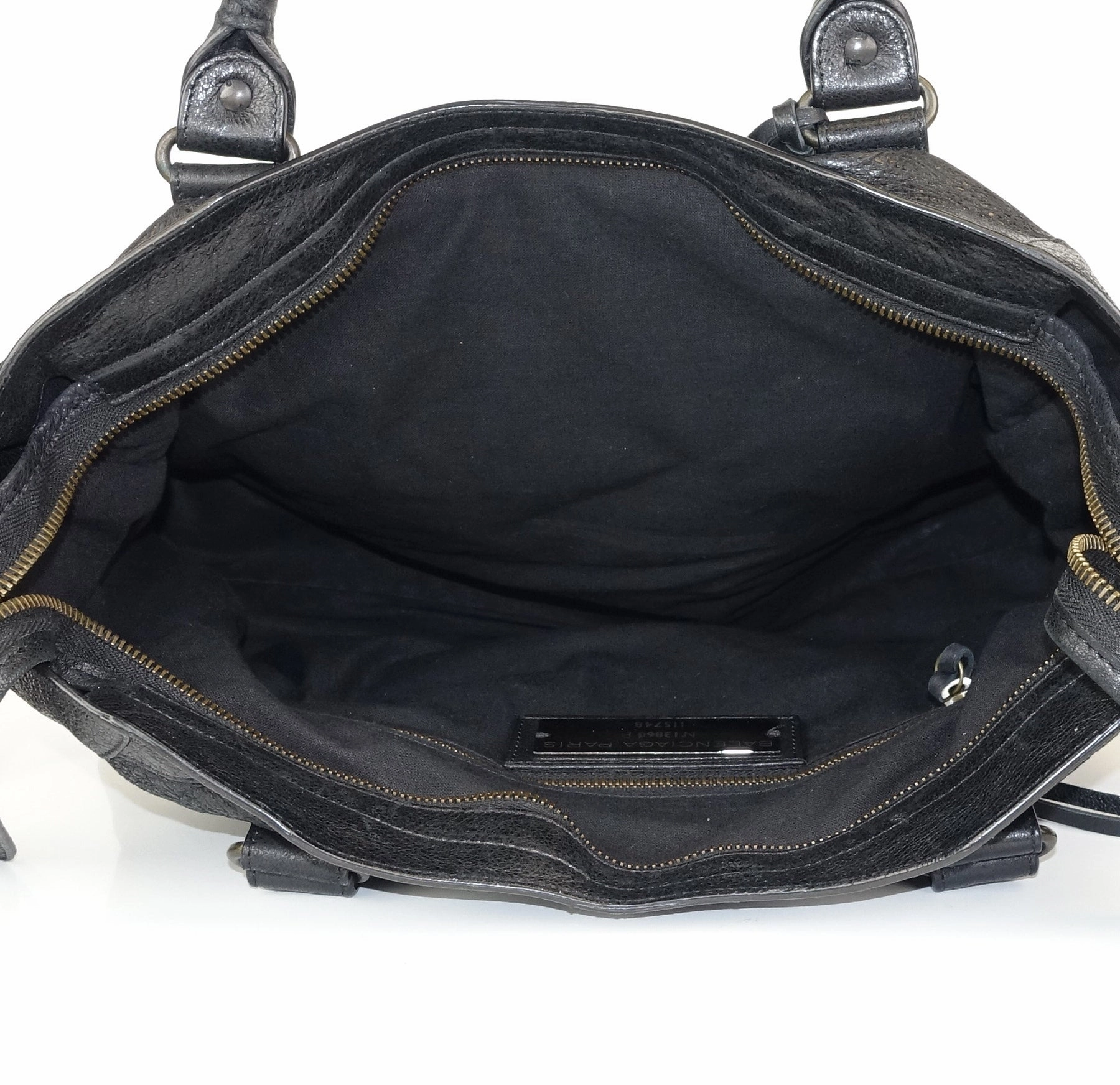 Classic Agneau Leather City Bag
