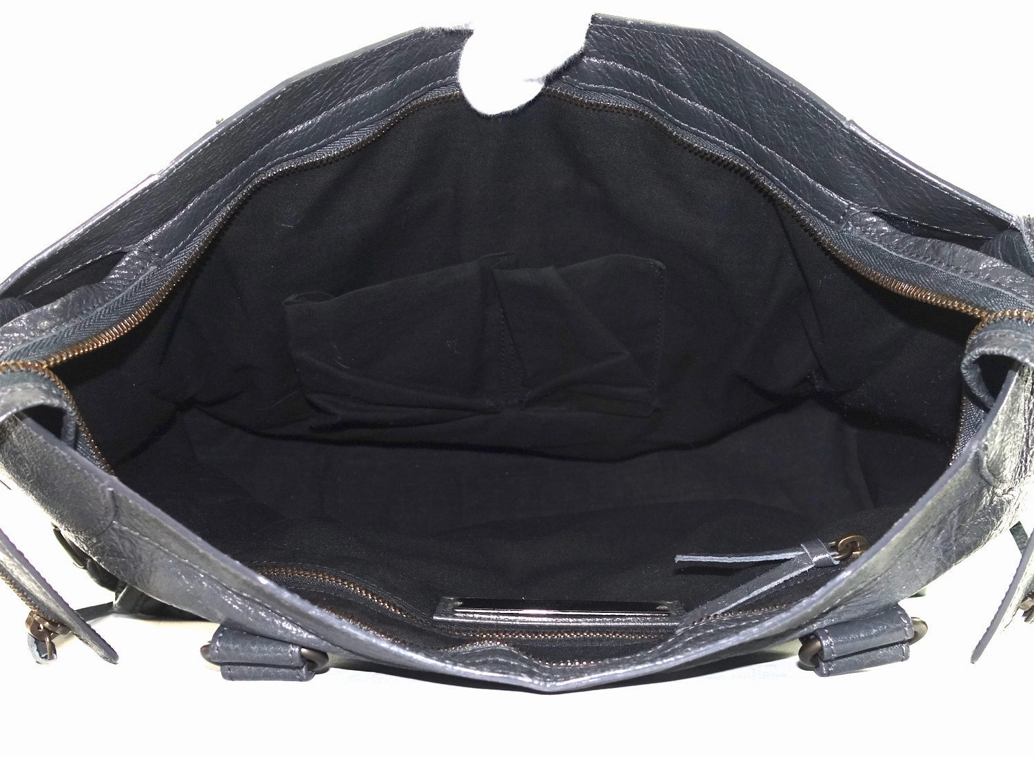 Classic Agneau Leather City Bag