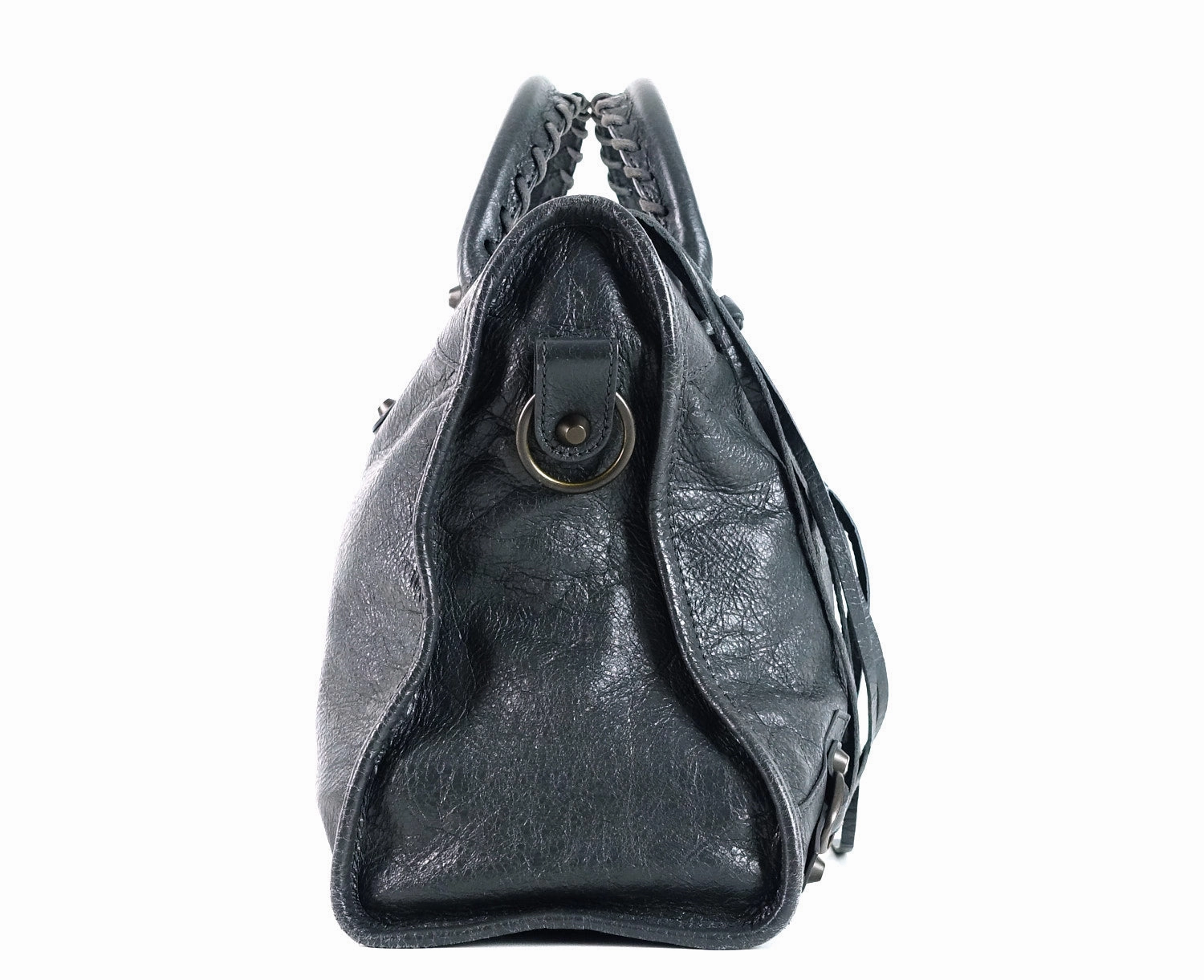 Classic Agneau Leather City Bag