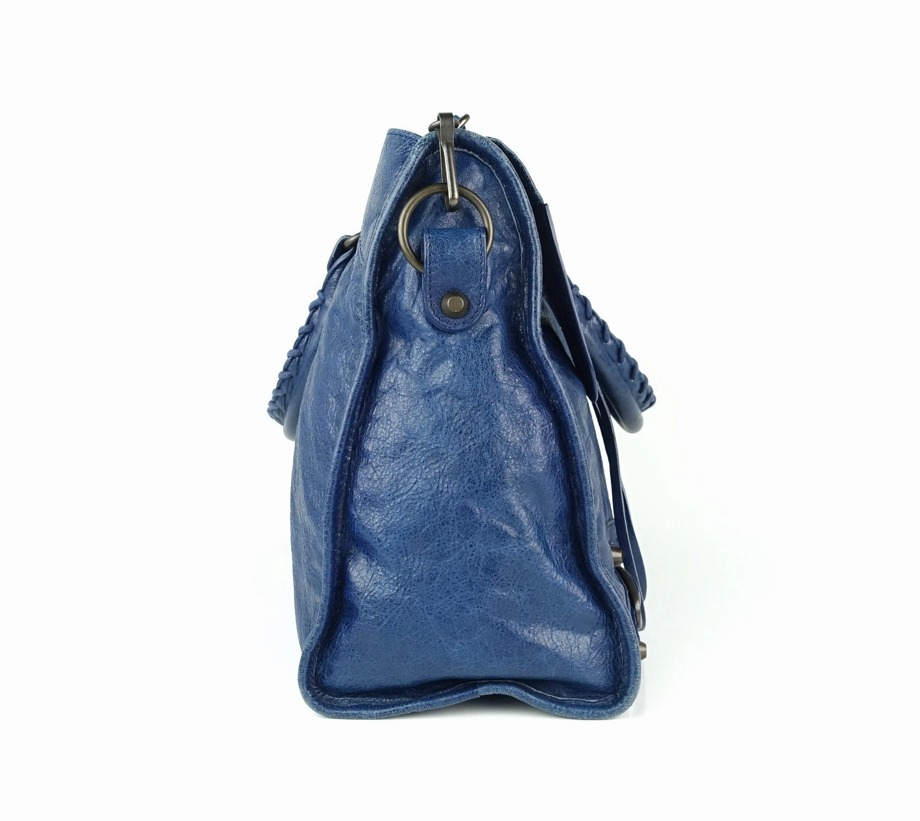 Classic Agneau Leather City Bag