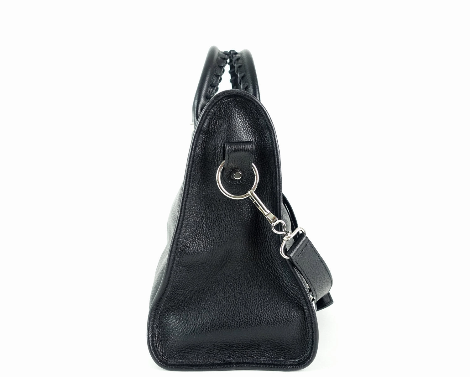 Classic Agneau Leather City Bag