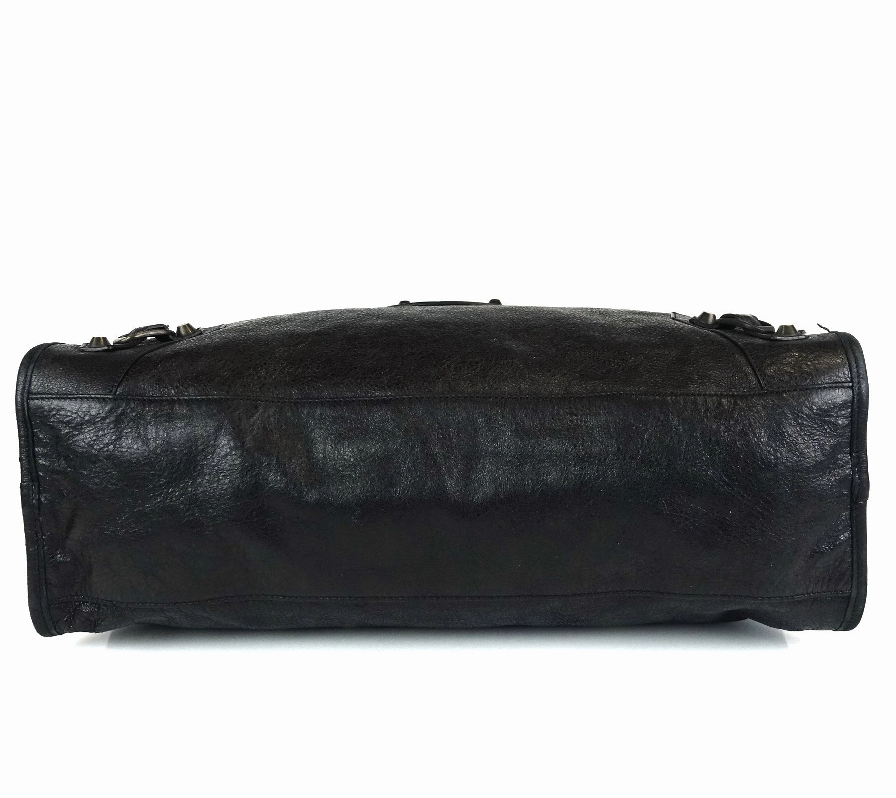 Classic Agneau Leather City Bag