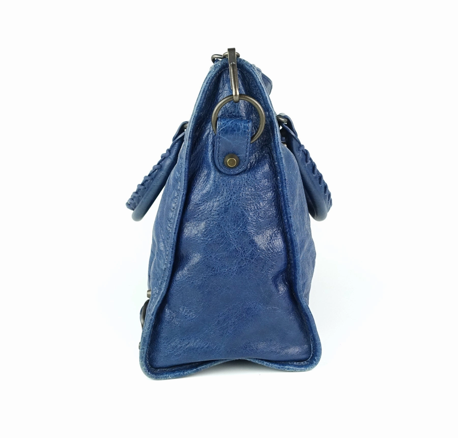 Classic Agneau Leather City Bag