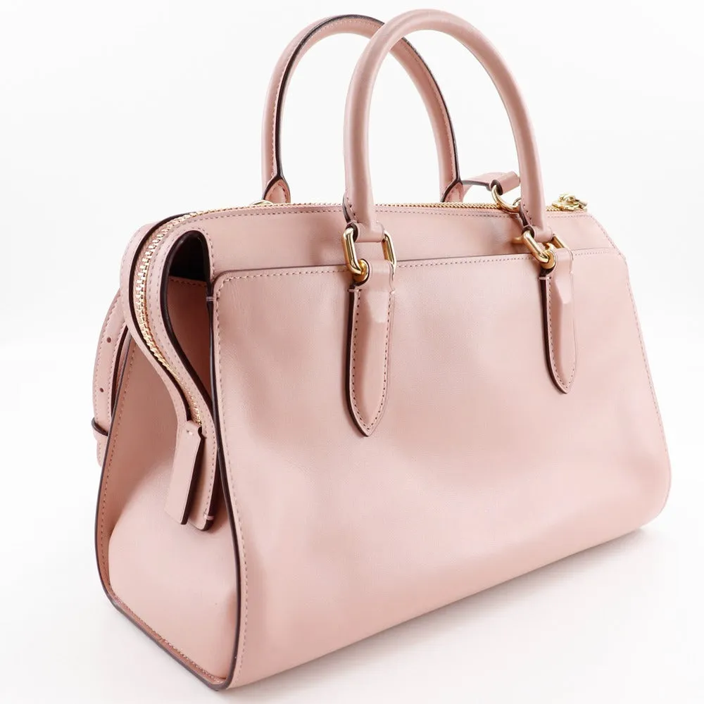 COACH Handbag 39290 leather pink Selena Gomez collaboration 2WAYShoulder Selena Bond Bag Women Used
